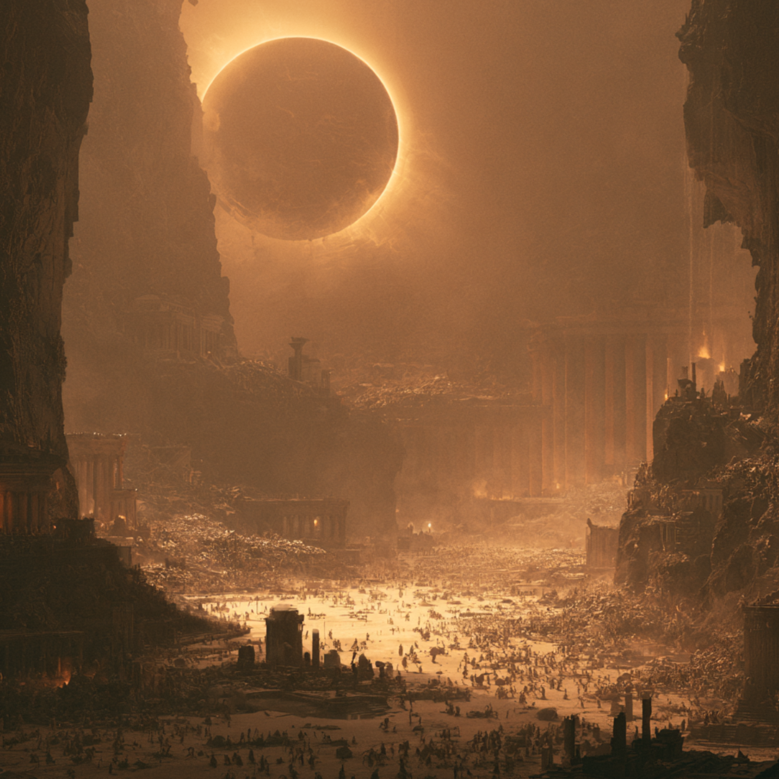 Un'immagine rappresentativa legata al paganesimo e ai culti solari, come quelli di cui si parla nel libro "Il Solstizio" di Fons Perennis