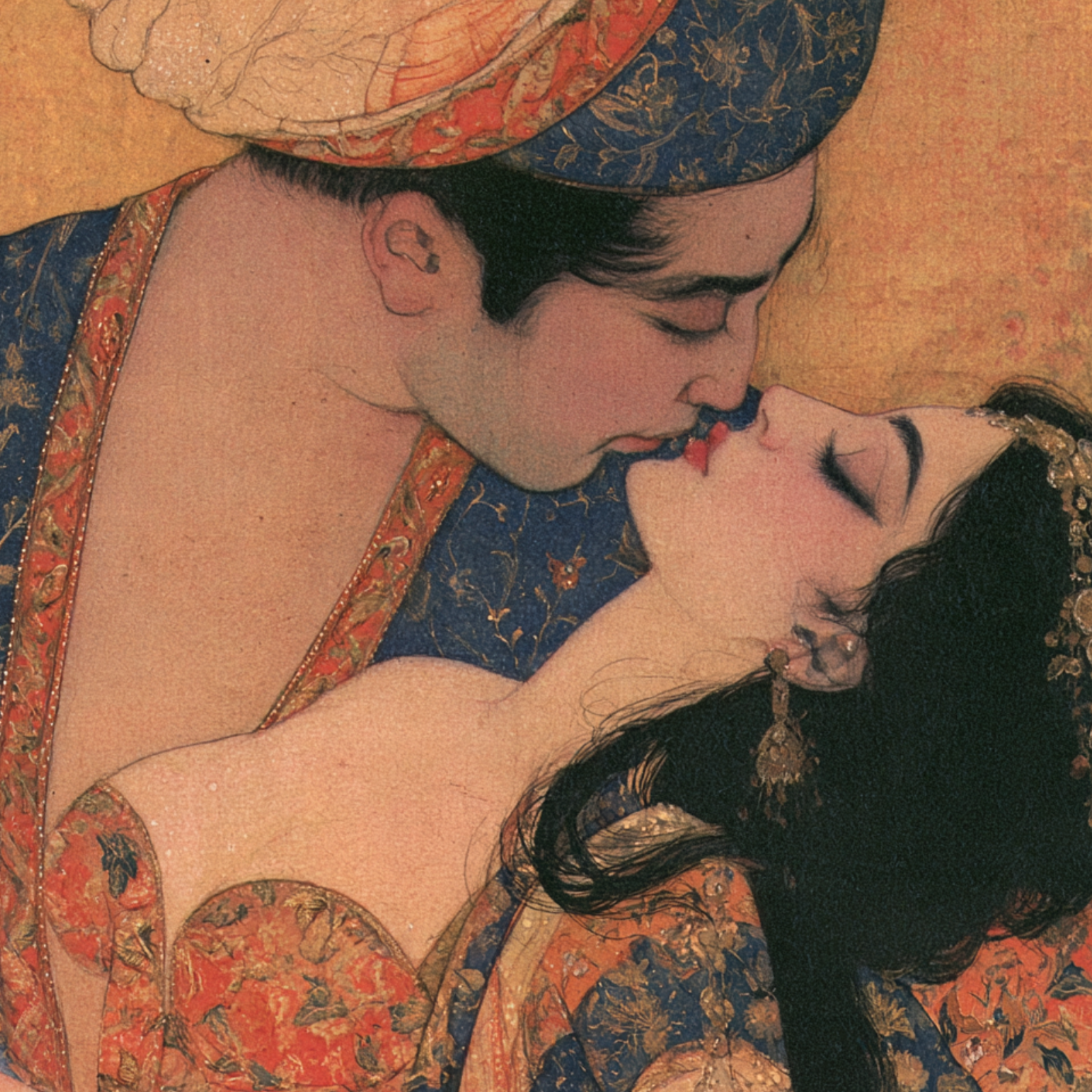 Un'immagine che simboleggia due innamorati, come molti protagonisti della raccolta EDIPEM "Poesia d'amore turca e persiana"